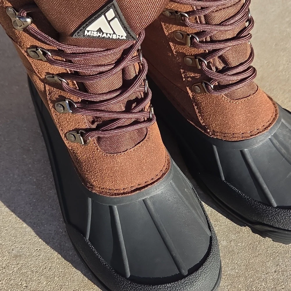 Mishansha Brown Winter Boots